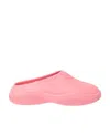 Prada Mellow Logo-embellished Mules In Pink
