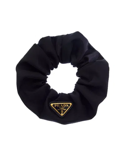 PRADA PRADA LOGO NYLON SCRUNCHIE
