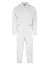 Prada Tuta In Cotone Bianco Uomo In White