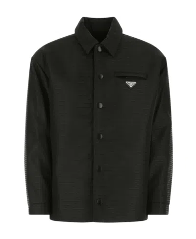 PRADA LOGO PADDED SHIRT