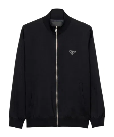 PRADA SUPERFINE WOOL CARDIGAN