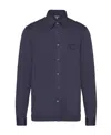 Prada Hemd Aus Baumwolle In Blue