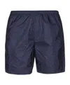 Prada Midnight Blue Nylon Swimming Shorts In Blue