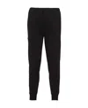 Prada Logo-patch Tapered-leg Track Pants In Black