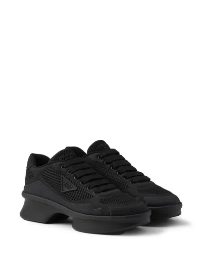 PRADA LOGO PATCH TRAINERS