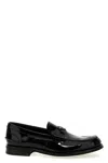Prada Triangular Plaque Loafers