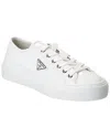 Prada Logo Patent Sneaker