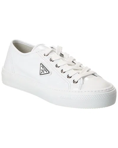 Prada Logo Patent Sneaker