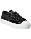 Prada Logo Patent Sneaker