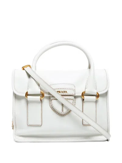 Pre-owned Prada Logo-plaque 2way Tote Bag