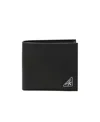 Prada Saffiano Leather Billfold Wallet In Black