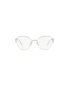 Prada Logo Plaque Cat-eye Frame Glasses In White