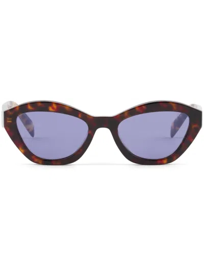 Prada Tinted Cat-eye Sunglasses In Brown