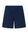 Prada Bermuda Shorts Terry Back Pocket In Blue