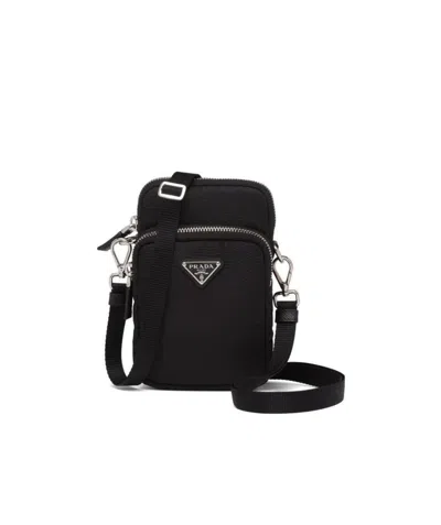 Prada Nylon Smartphone Case In Black