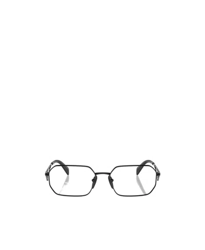 PRADA PRADA EYEWEAR RECTANGULAR FRAME GLASSES