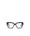 Prada Logo-plaque Glasses In White