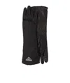 Prada Logo Plaque Gloves In Black