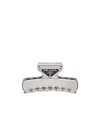 Prada Metal Hair Clip In Gold/silver