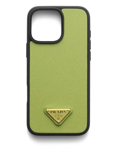 Prada Saffiano Leather Case For Iphone 16 Pro Max