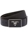 Prada Belt In Schwarz