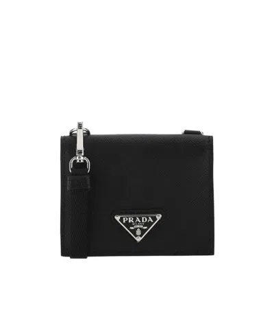 PRADA SAFFIANO LEATHER CARD HOLDER