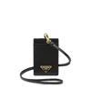 Prada Logo-plaque Mini Bag In Black