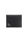 Prada Small Saffiano Leather Wallet In Black