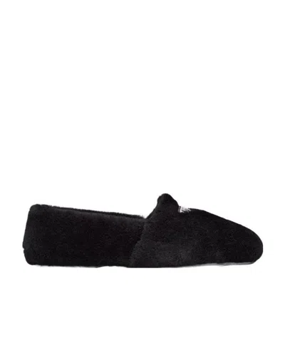 PRADA SHEARLING SABOTS