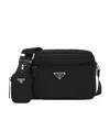 Prada Womens Black Re-nylon Recycled-nylon Shoulder Bag In Black