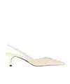 Prada Logo Plaque Slingback Pumps In Multi