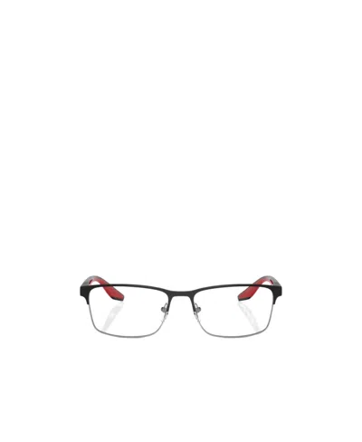 Prada Logo-plaque Square-frame Glasses In Multicolor