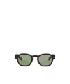 Prada Logo-engraved Sunglasses In Green