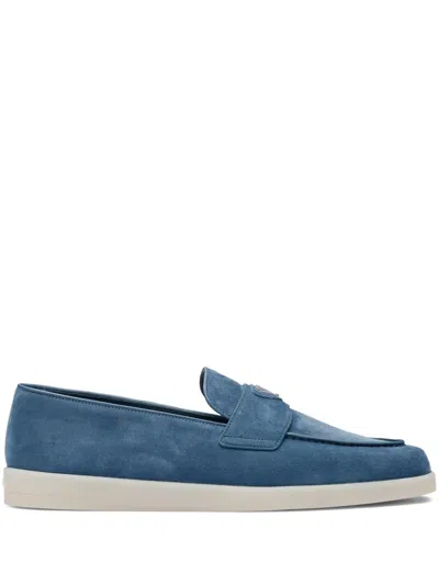 Prada St. Tropez Loafer In Blue