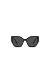 Prada Logo-plaque Sunglasses In Black