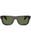 Prada Acetate Prb12s Sunglasses In Brown