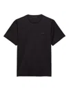 Prada Mens Black Brand-plaque Oversized-fit Recycled-polyester T-shirt In Black
