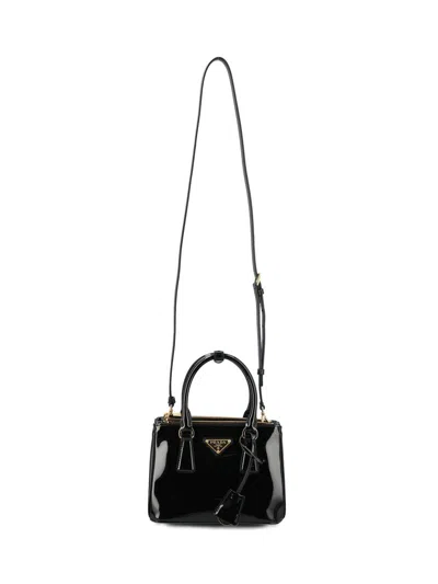 Prada Logo Plaque Top Handle Bag