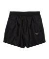 Prada Light Re-nylon Shorts In Black