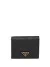 Prada Saffiano Small Wallet Accessories In Black