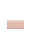 Prada Large Saffiano Leather Wallet In Pink