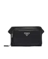 Prada Re-nylon Shoulder Bag In Black