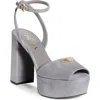 Prada Logo Platform Sandal In Multi