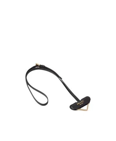 PRADA PRADA LOGO-PRINTED KEY CHAIN