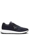 Prada Logo-print Low-top Sneakers In Blue