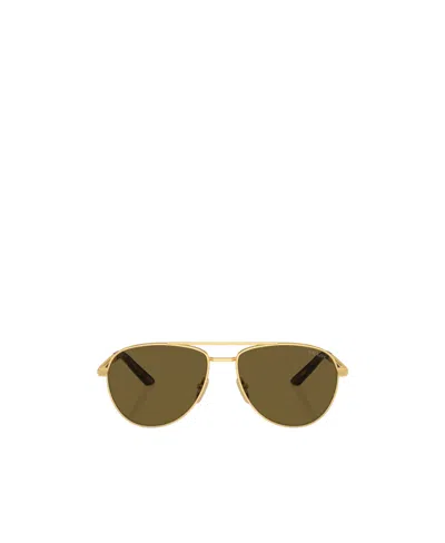 Prada Logo-print Pilot Sunglasses In Green