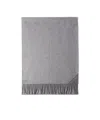 Prada Logo-print Scarf In Gray