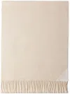 Prada Silk-cashmere Jacquard Scarf In Metallic