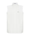 Prada Shirt Oxford Ricamo In White