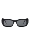 Prada Logo Sunglasses In Black